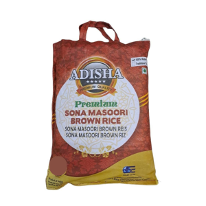 Adisha Brown Sona Masoori Rice (2*5kg) 10kg