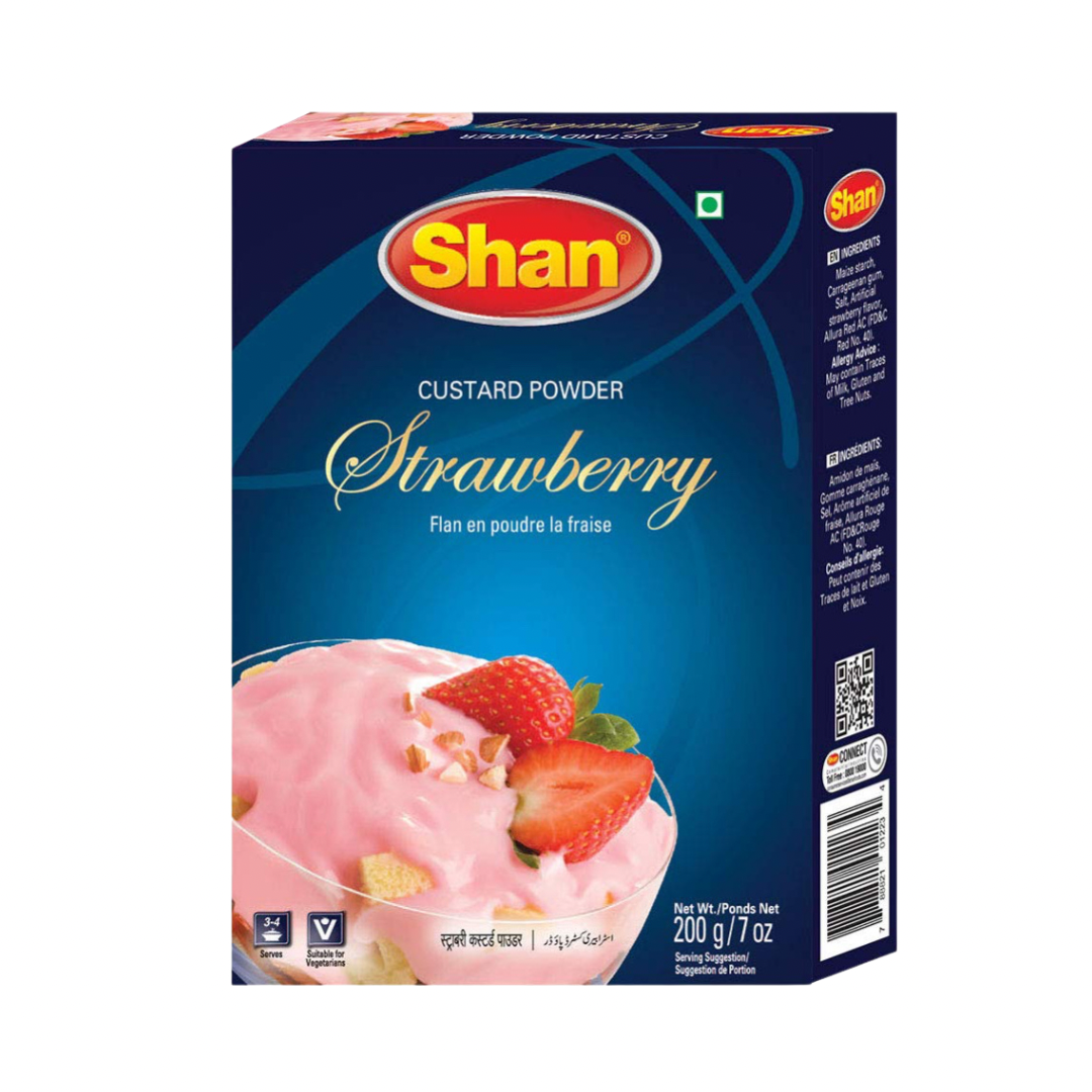 Shan Custard Powder Strawberry 200g