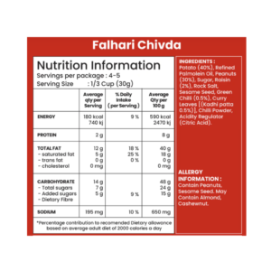 Jabsons Falhari Chivda 140g