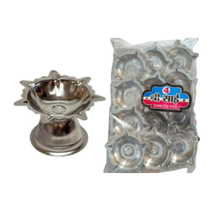 Stainless Steel Niranjan (Diya)